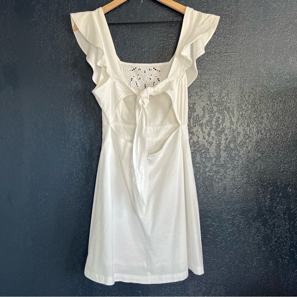 BCBGeneration Squared Neck Ruffle Dress - Picture 2 of 2